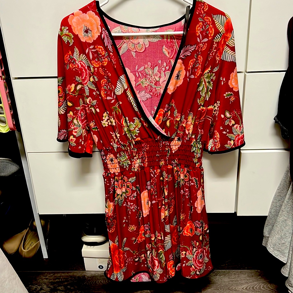 Brand New Red Romper
